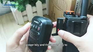 Anysecu HB980-K Full Function Demo | Bluetooth Wireless Shoulder Mic Complete Feature Introduction