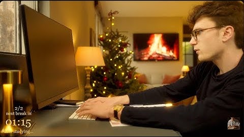 4-HOUR | Study With Me | One break, No music, Deep work