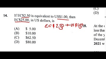 Question 14 | CXC CSEC June 2024 Multiple Choice SOLUTION