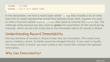 Understanding OCaml: How to Traverse a List in a Record Type