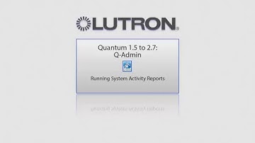 Q-Admin - Running System Activity Reports