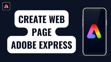 How To Create Webpage In Adobe Express | Easy and Quick!
