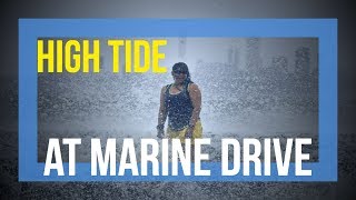 High Tide at Marine Drive | Mumbai marine drive | travel vlog | travel india