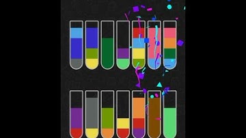 water sort color puzzle level 309 gameplay walkthrough solution