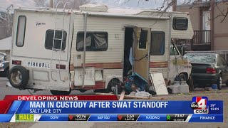 Man in custody after SLC SWAT incident