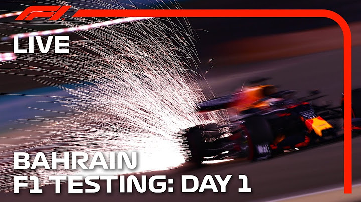 2021 F1 Testing | Day 1 Afternoon Session | Bahrain