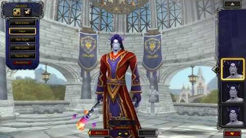 Battle For Azeroth - Void Elf Character Creation