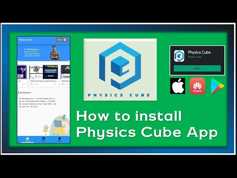 How to register and login Physics Cube App