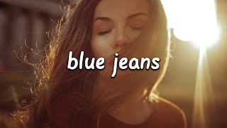 Video thumbnail of "Jubël - Blue Jeans (Lyrics)"