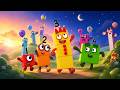 🌙 Numberblocks Night Balloon Adventure Can Team 1-10 Reach the Moon 🎈✨