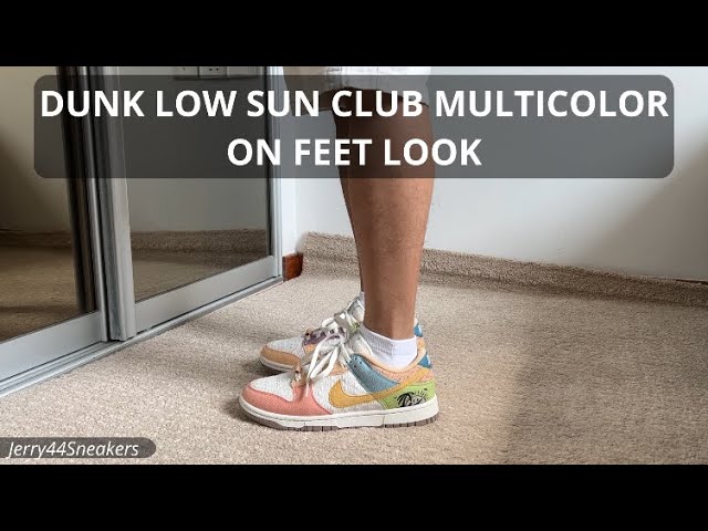 [On Feet Look] Nike Dunk Low Retro Sun Club Multi (W)