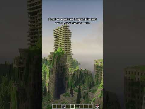 I built an abandoned city in Minecraft