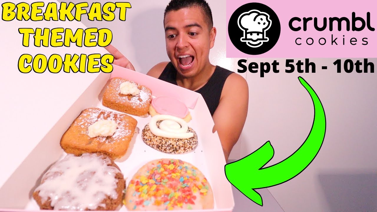 Trying NEW Crumbl Cookies Review French Toast, Almost Everything Bagel