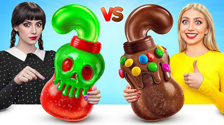 Real Food vs Chocolate Food Challenge | Food Battle by Choco DO