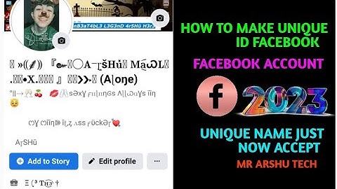 How to make unique Song name facebook account Create Symbol Aseept 100% |फेसबुक अकाउंट बनाए 2023
