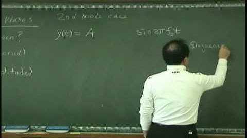 [Lecture 1-4: String vibration and wave] Introduction to Acoustics by Prof. Yang-Hann Kim