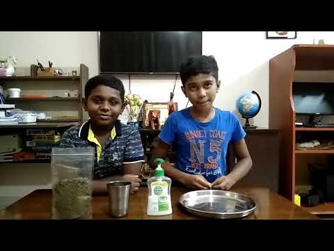 Home Experiments by Young Scientist Charvesh Eswar R, Suguna PIP School, Coimbatore