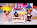 Barbie Doll Babysitting LOL Baby Goldie & Punk Boi Family