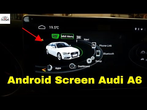 10.25" android Screen Audi A6 2005-2009 Navigation and backup camera