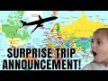 SURPRISE TRIP OF A LIFETIME HALFWAY AROUND THE WORLD!! / PLANNING OUR FAMILY VACATION