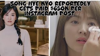 SONG HYE KYO REPORTEDLY GETS PAID $65OK PER INSTAGRAM POST