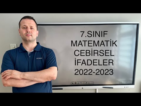 7.SINIF MATEMATİK 3.ÜNİTE KONU ANLATIMI CEBİRSEL İFADELER #kadirhoca