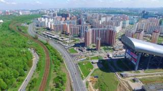 картинка: 4К Полёт над весенним Красногорском  часть 6