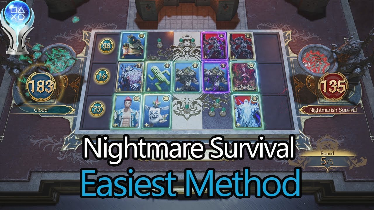 Easiest Method Nightmare Survival - FF7 Rebirth (Required for 7 Star Hotel) Skip All Rounds!