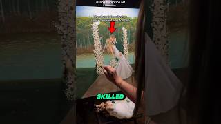 Artists Epic Paint Fail Turns Into Veil Magic Wedding Portrait Saved