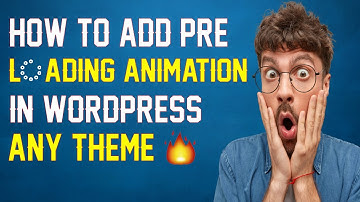 how to add Preloader in WordPress website | WordPress Preloader tutorial in Urdu/Hindi
