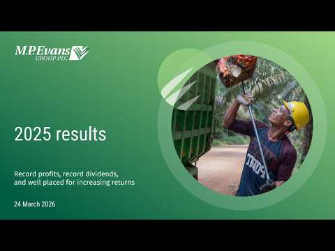 M.P. EVANS GROUP PLC - Full-year results for the year ended 31 December 2025