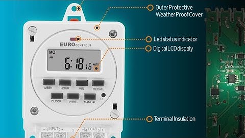 Euro Timer TM614E Automatic programmable switch user instruction Video Manual www.globeterminal.com