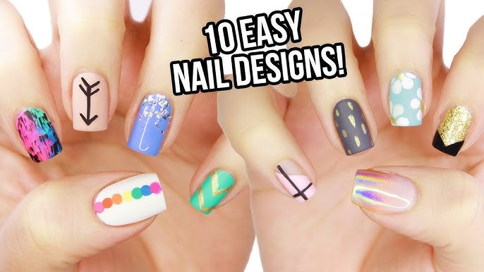 35 Shockingly Easy Nail Designs You Can Totally Do at Home