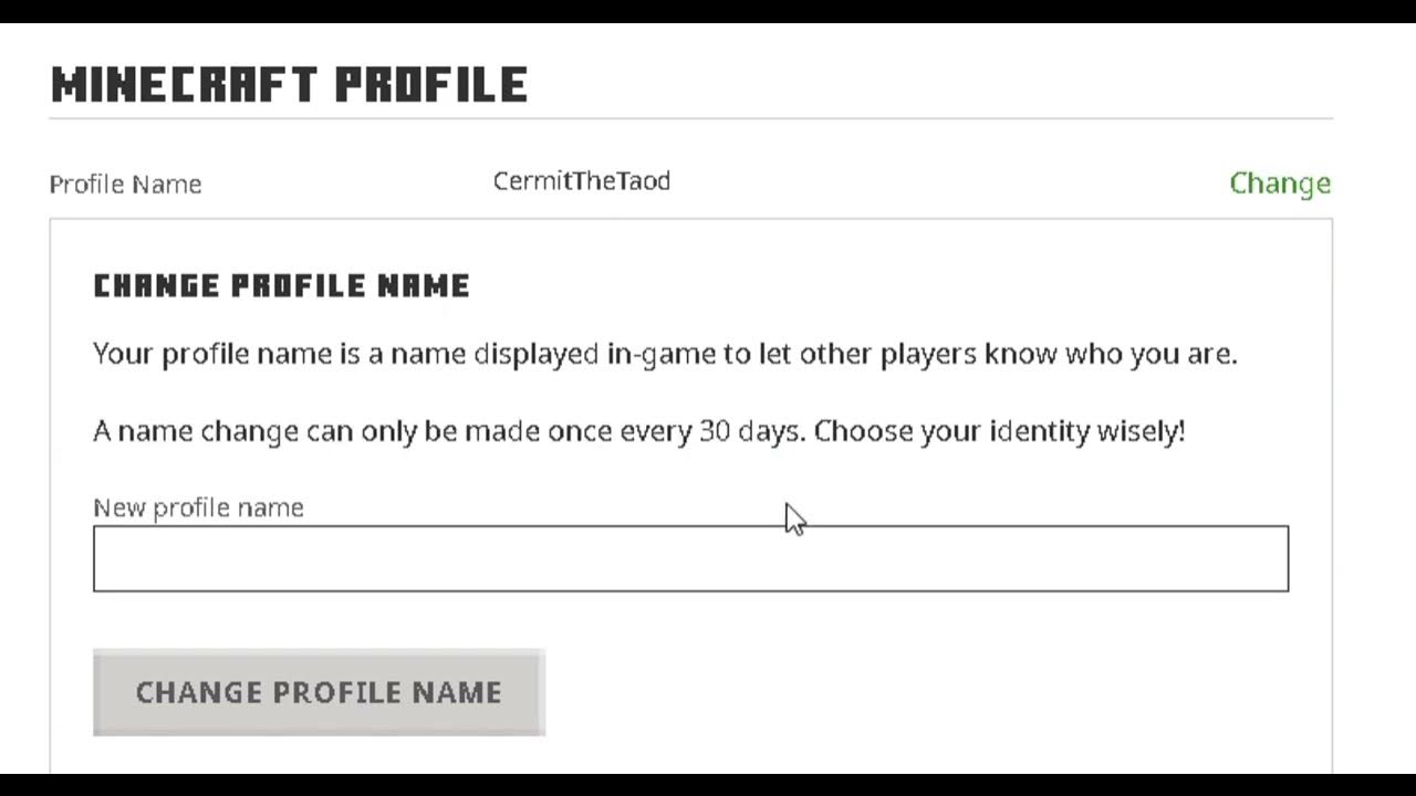 How to Change Your Minecraft Username - Java Edition - YouTube