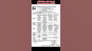JKBOSE Class 12th Private/Bi-Annual Date Sheet (2025)