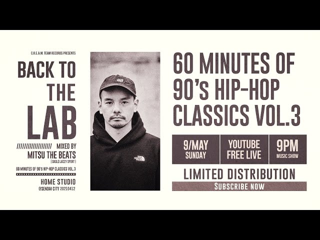 60 Minutes of 90's HIP-HOP Classics Vol.3 by MITSU THE BEATS【All VINYL SET】 class=