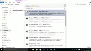 How to Install Eclipse IDE in Windows 10/8/7