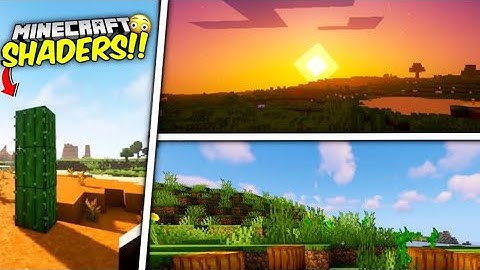TOP SHADERS FOR MINECRAFT 1.19 MCPE | RENDER DRAGON SUPPORT |