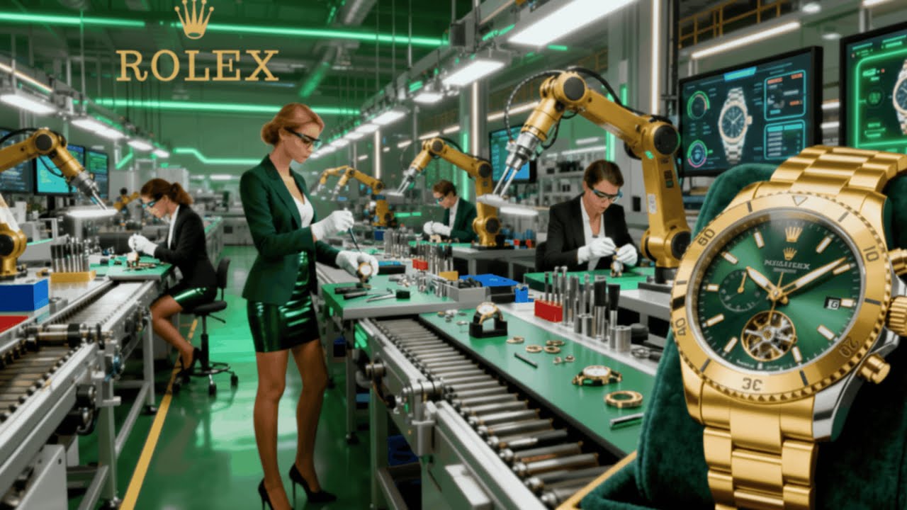 Inside the ROLEX Gold Factory in Switzerland: 96.9% Solid Gold Bar to $50,000 Watch (Full Process)