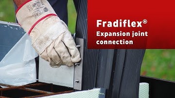 Easy connection between a PVC waterstop and a Fradiflex® coated metal waterstop
