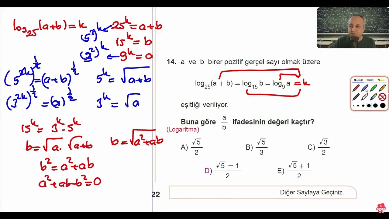 @MatematikFeneri SUPARA YAYINLARI TÜRKİYE GENELİNDEN dehşet bi logaritma sorusu PDF yorumda