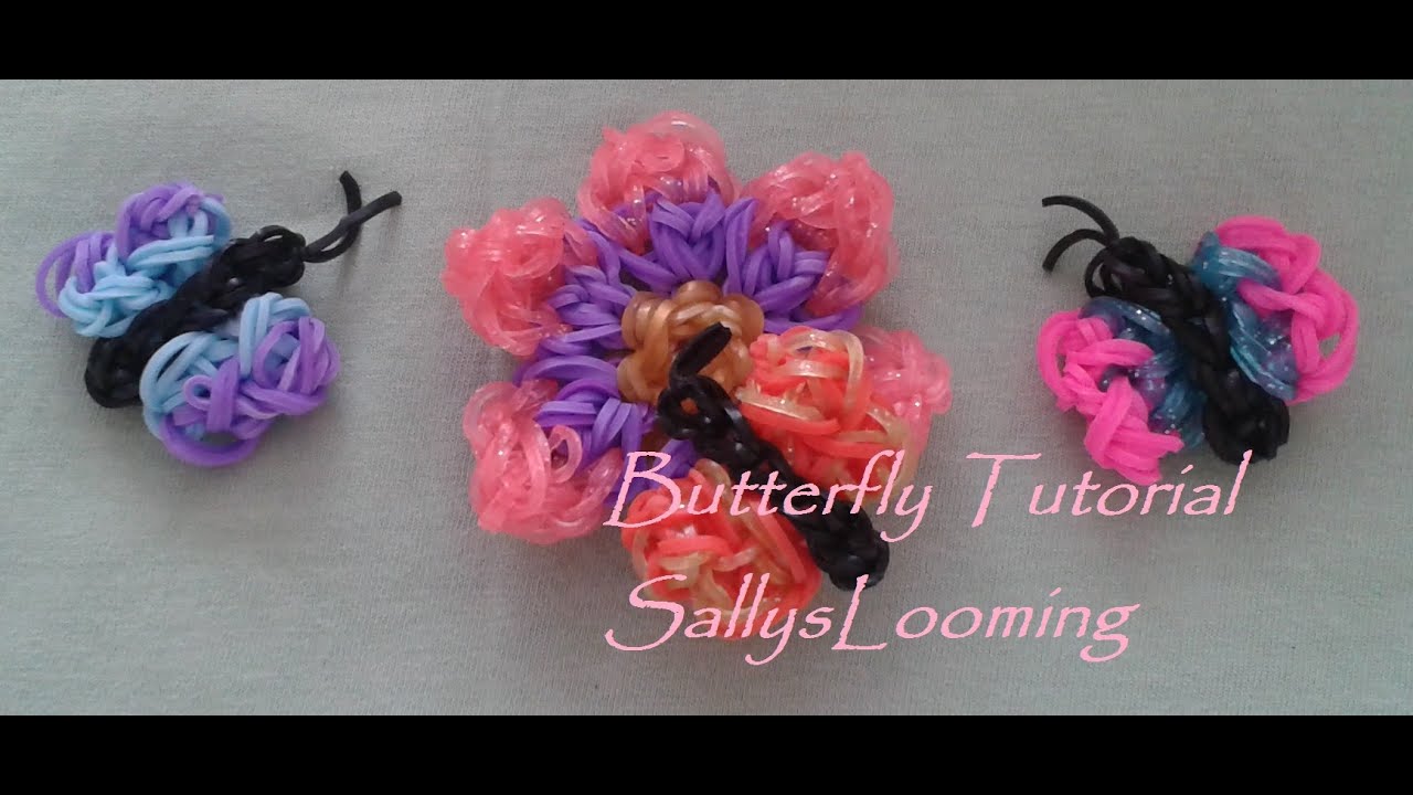 Butterfly Loom Band Tutorial YouTube