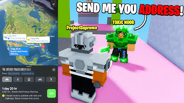 Playing ROBLOX BEDWARS With A TOXIC KID & Then He CAME To My HOUSE!