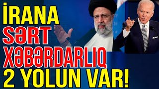 Abş-Dan İrana Sərt Xəbərdarlıq İki Yoldan Birini Seç- Xəbəriniz Var? - Media Turk Tv