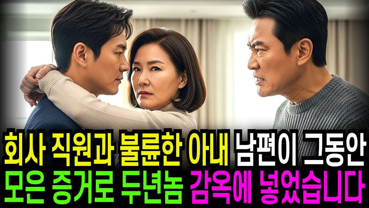 회사 직원과 불륜한 아내 남편이 그동안 모은 증거로 두사람 감옥에 처 넣었습니다