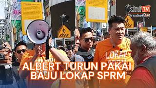 Kehadiran Albert Tei cetus gimik? Peserta himpunan Tangkap Azam Baki tegur Albert