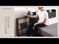圧倒の収納力 棚・コンセント付ヘッドボードスライド収納ベッド