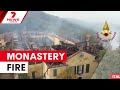 Fire Destroys Historic Italian Monastery 7NEWS
