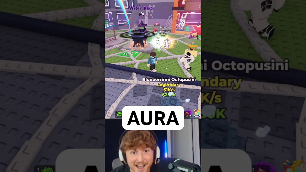 MAXIMUM AURA MOMENT in Steal a Brainrot!