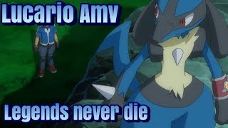 Lucario Amv - Legends Never Die Sub English Español